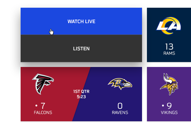 Watch every NFL game live in HD on NFLPLUSTV.COM